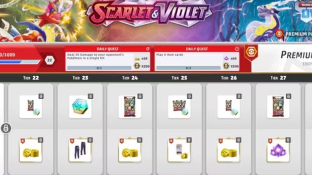 Battle pass rewards in TCG Live